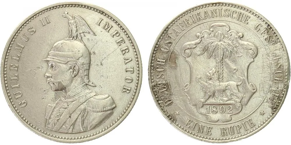 Koloniální ražby, Německá Východní Afrika — 1