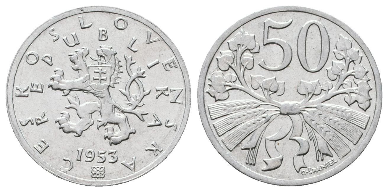50 Haléř 1953, vzácný