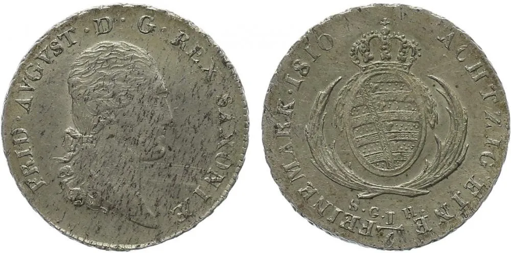 Sasko, Friedrich August III./I., 1763 - 1827 — 1