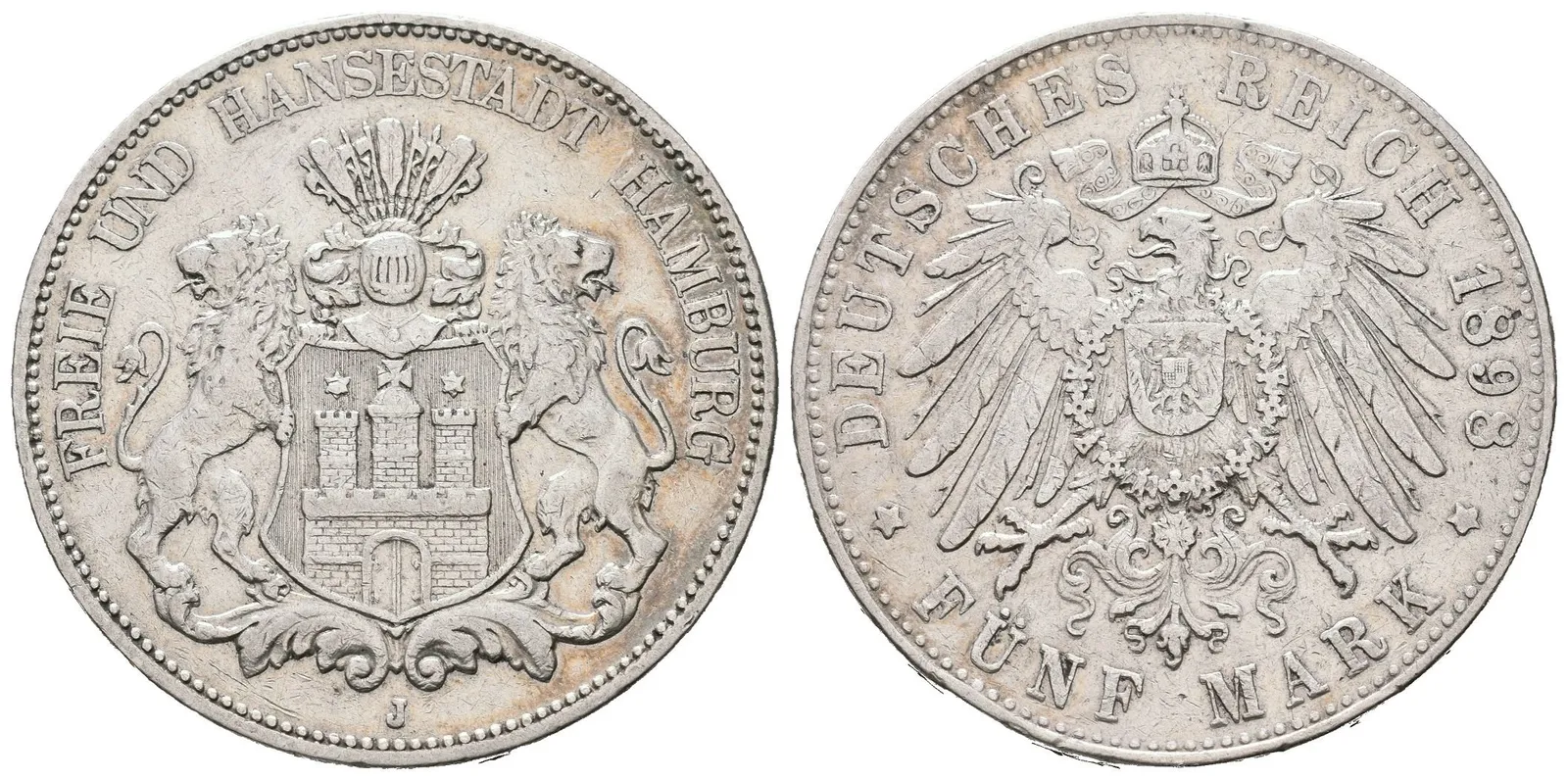 Hamburg, 5 Marka 1898