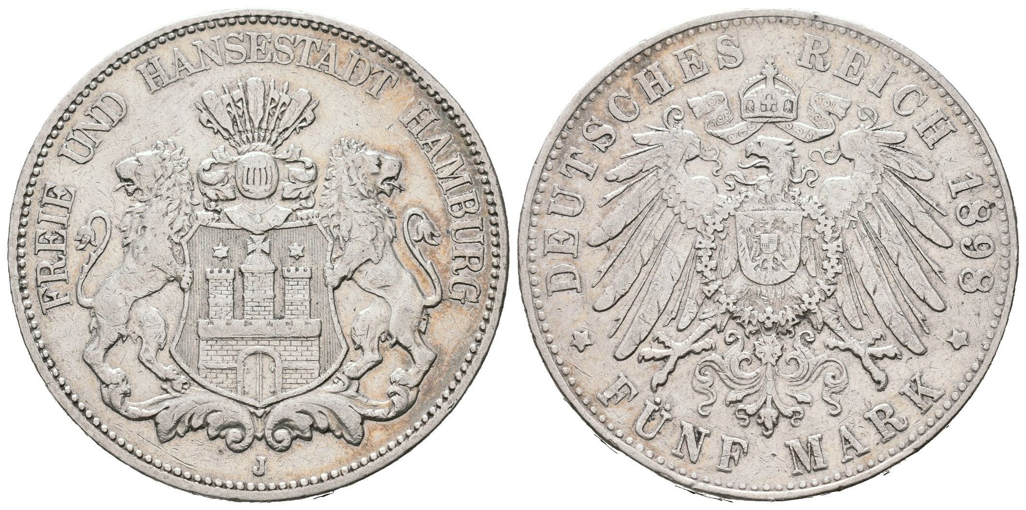 Hamburg, 5 Marka 1898