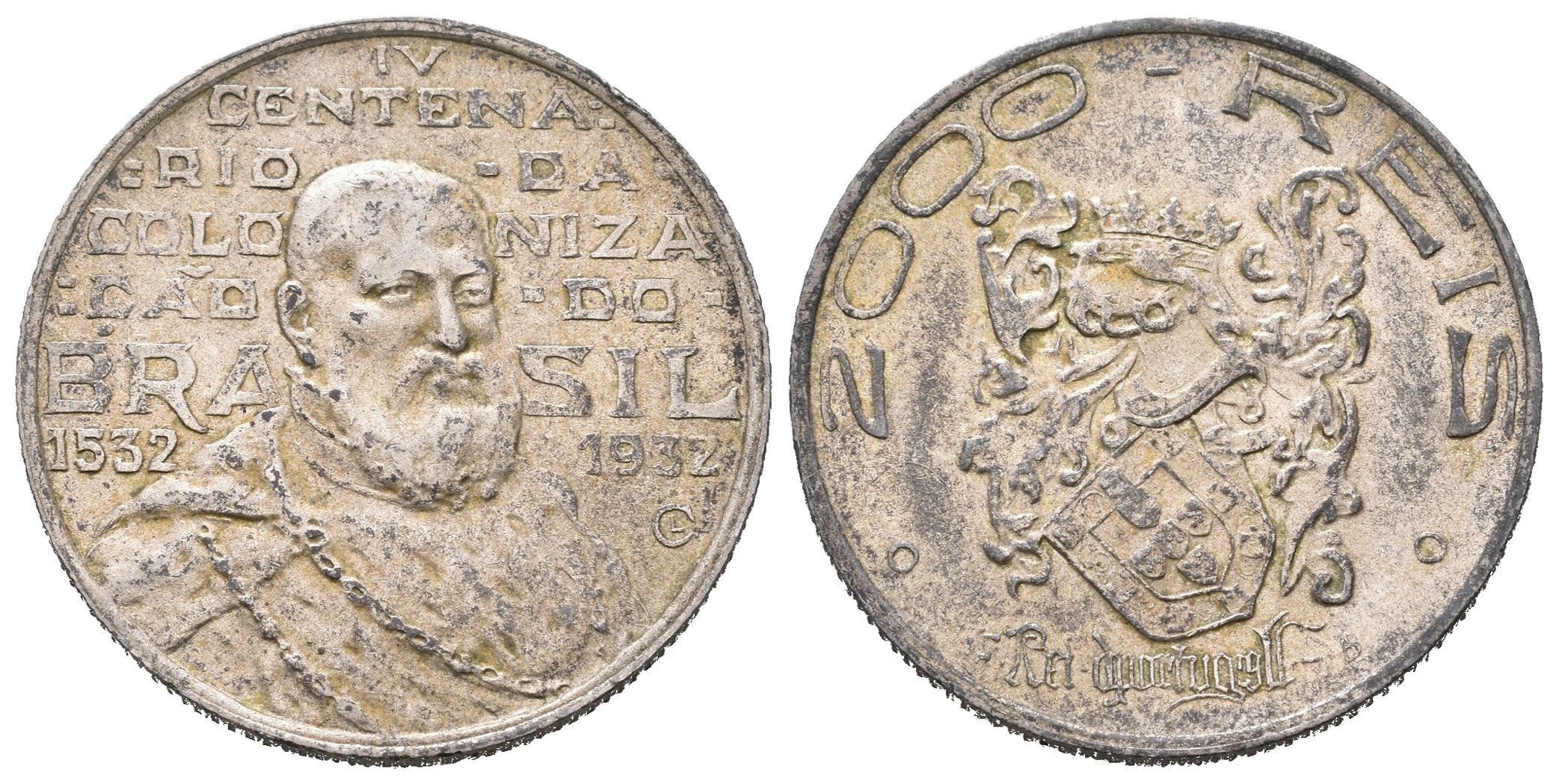 Brazílie, 2000 Reis 1932