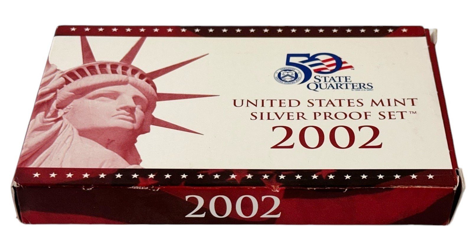 USA, Sada stříbrných mincí 2002