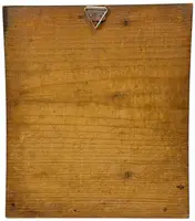 AE Plaketa 1915 - Jan Hus, bronzový tepaný reliéf na dřevěné desce, 143x131 — 2