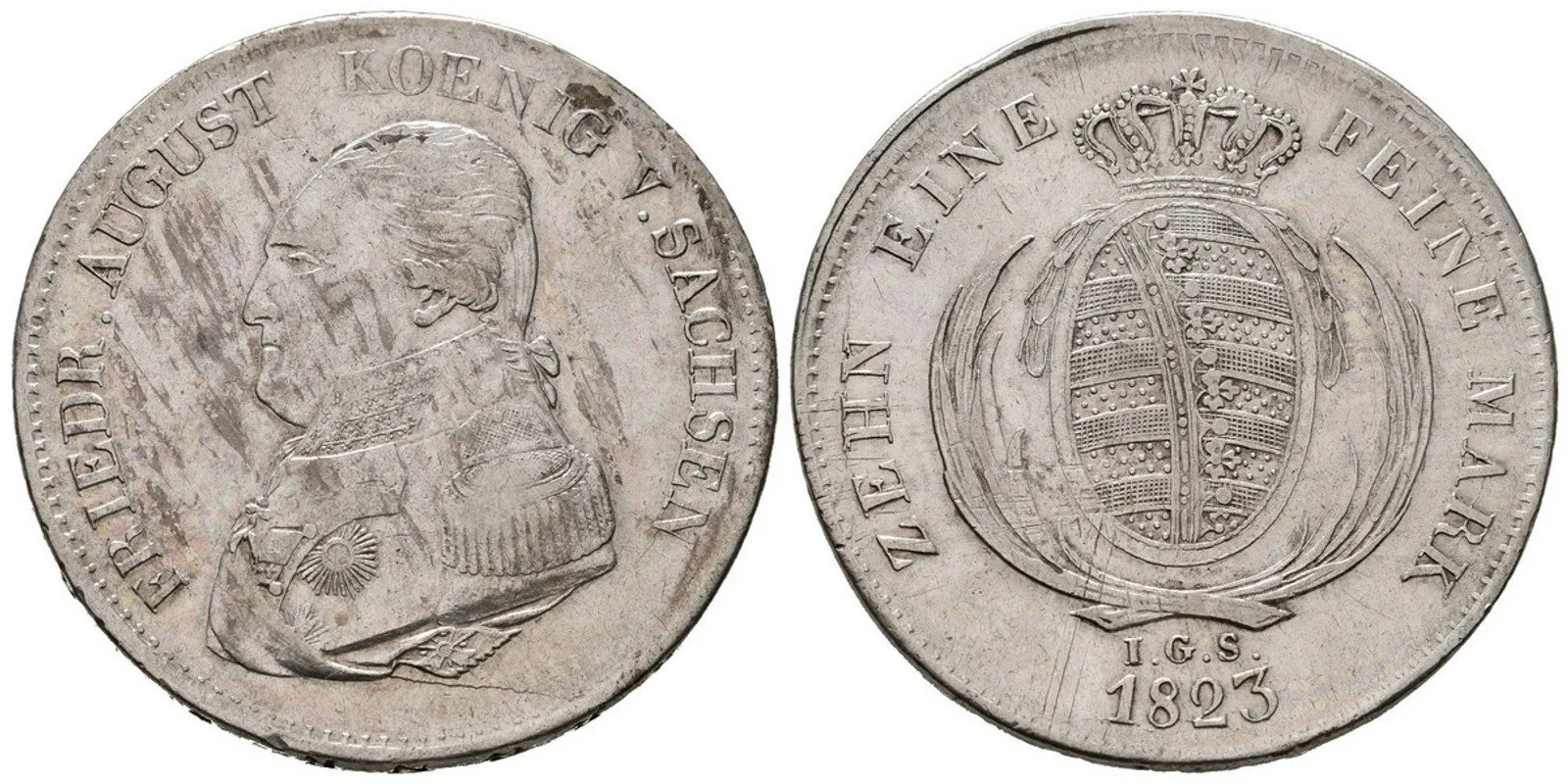 Sasko, Tolar 1823 IGS
