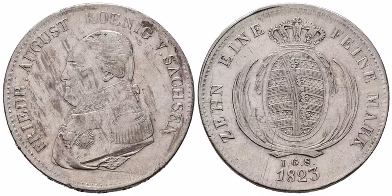 Sasko, Tolar 1823 IGS