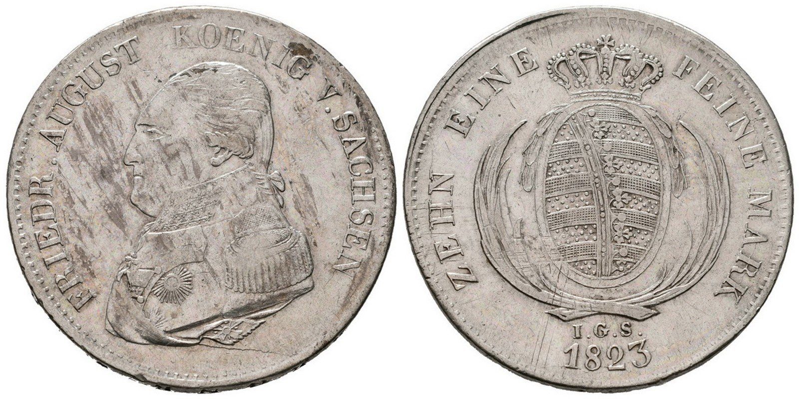 Sasko, Tolar 1823 IGS