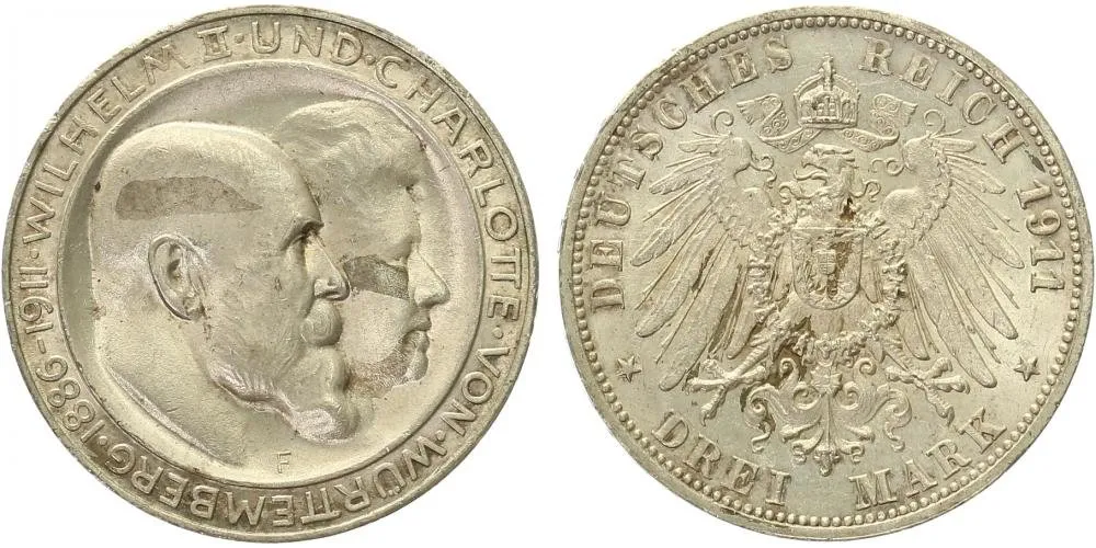 Württemberg, Wilhelm II., 1891 - 1918 — 1