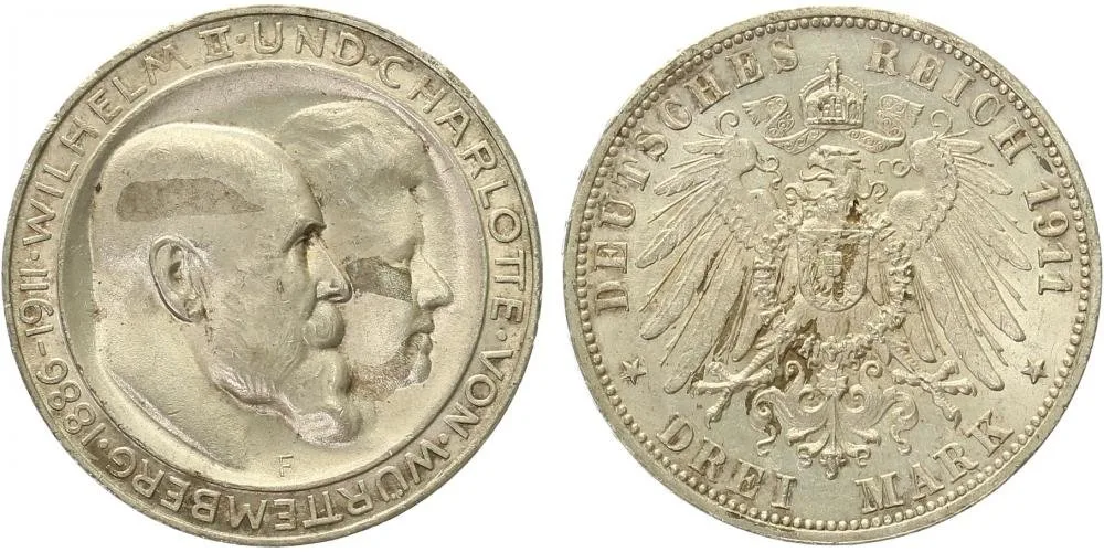 Württemberg, Wilhelm II., 1891 - 1918 — 1
