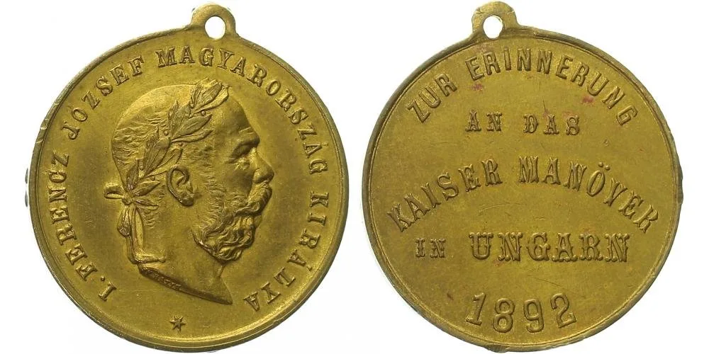 František Josef I., medaile vojenských manévrů — 1