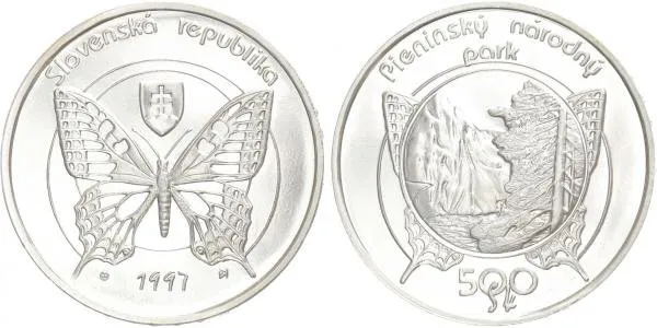 500 Sk 1997 - Pieninský národní park, bežná kvalita