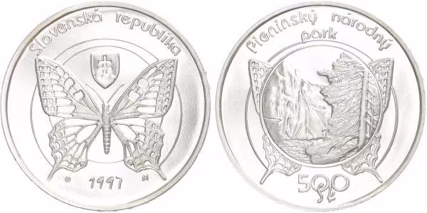 500 Sk 1997 - Pieninský národní park, bežná kvalita
