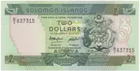 Šalamounovy ostrovy, 2 Dollars (1986), P.13
