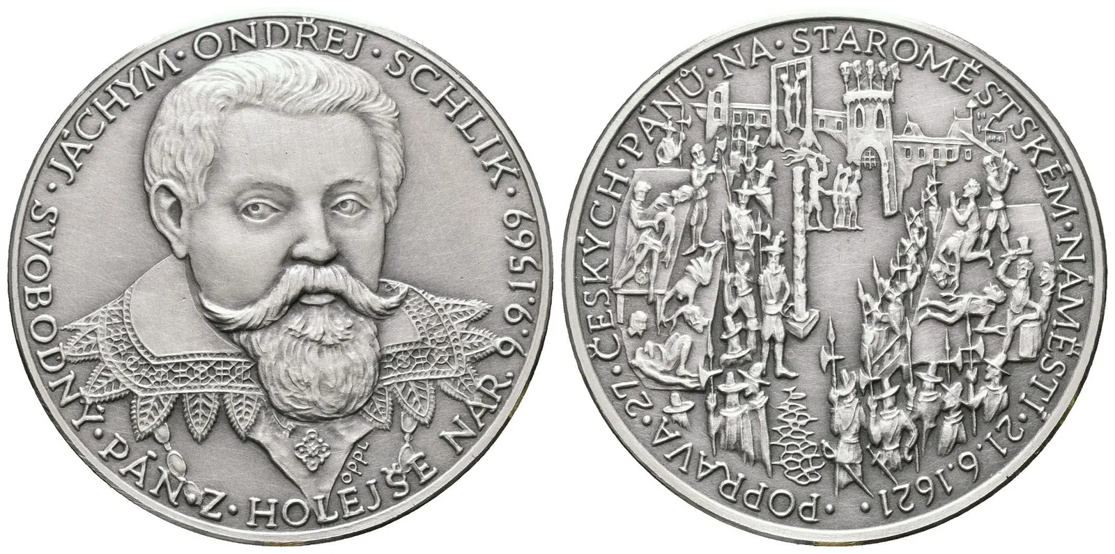 AE Medaile b.l. (2020) - Jáchym Ondřej Šlik, k výročí 450 let od narození — 1