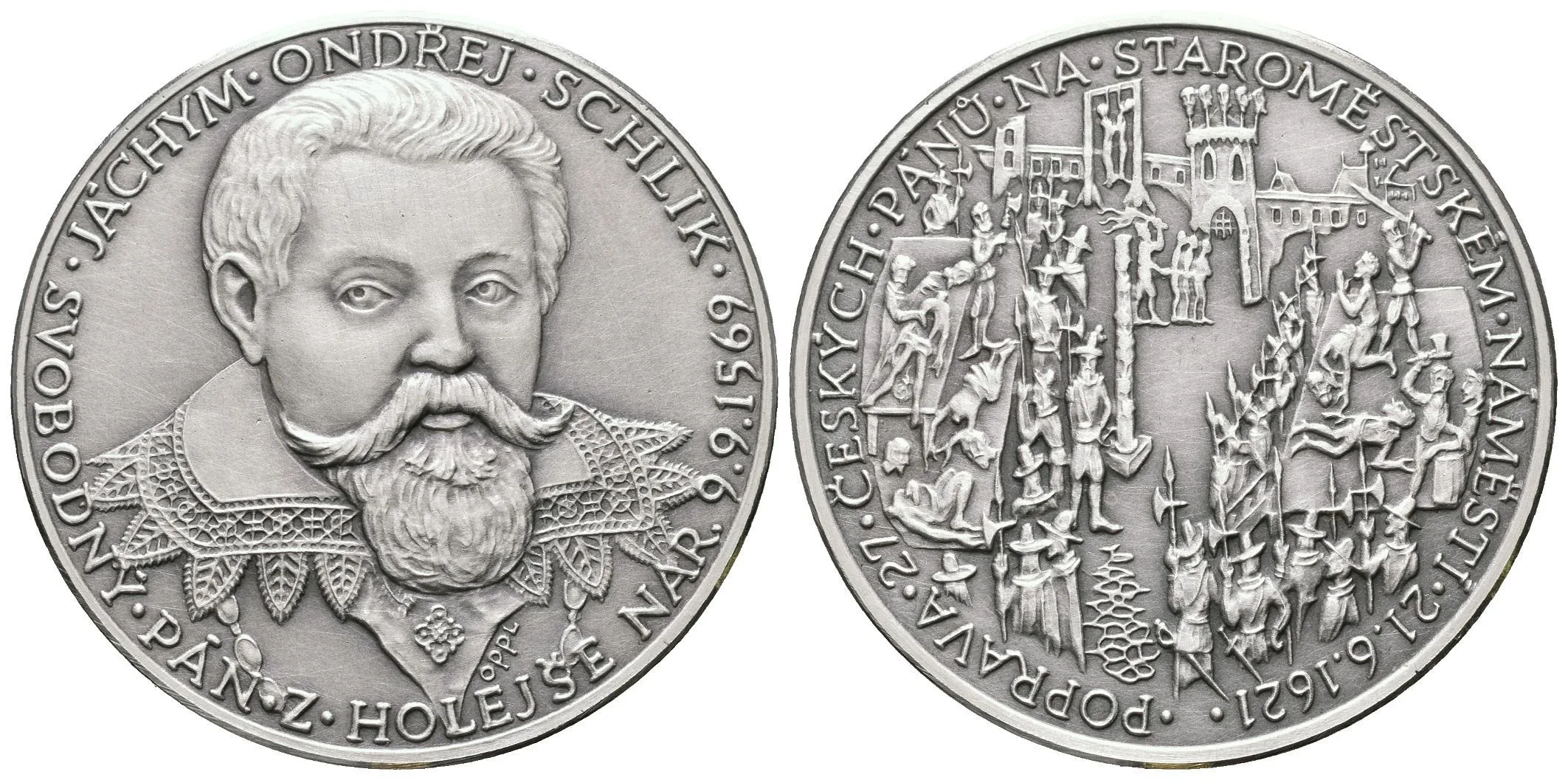 AE Medaile b.l. (2020) - Jáchym Ondřej Šlik, k výročí 450 let od narození — 1