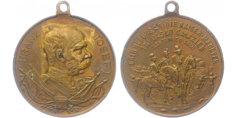 František Josef I., medaile vojenských manévrů — 1