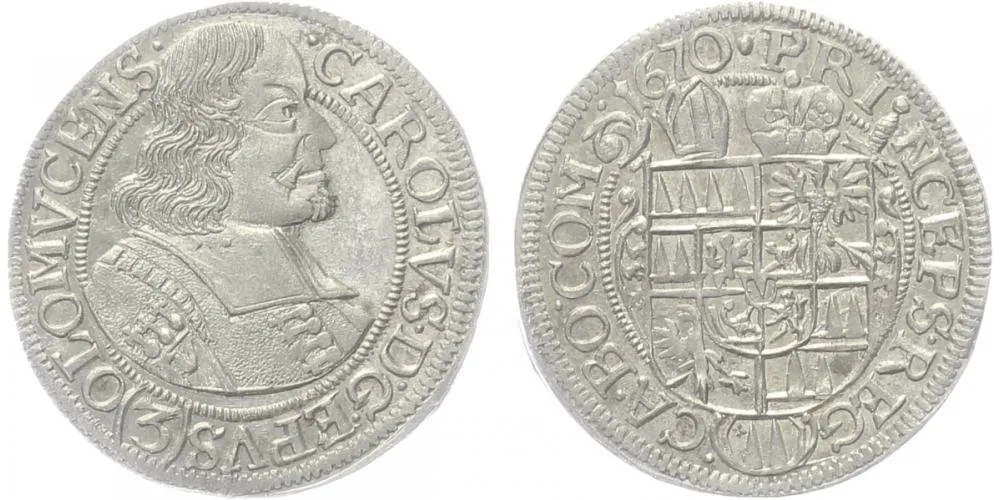 Olomouc - biskupství, Karel II. Liechtenstein, 1664 - 1695 — 1