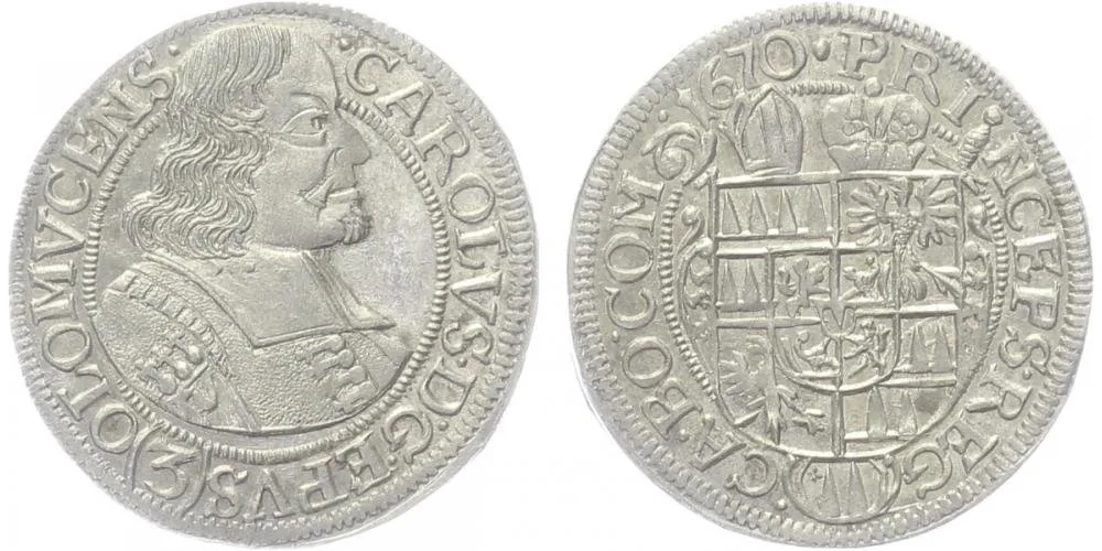 Olomouc - biskupství, Karel II. Liechtenstein, 1664 - 1695 — 1