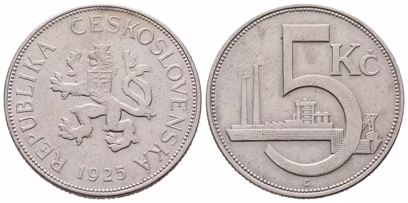 5 Koruna 1925