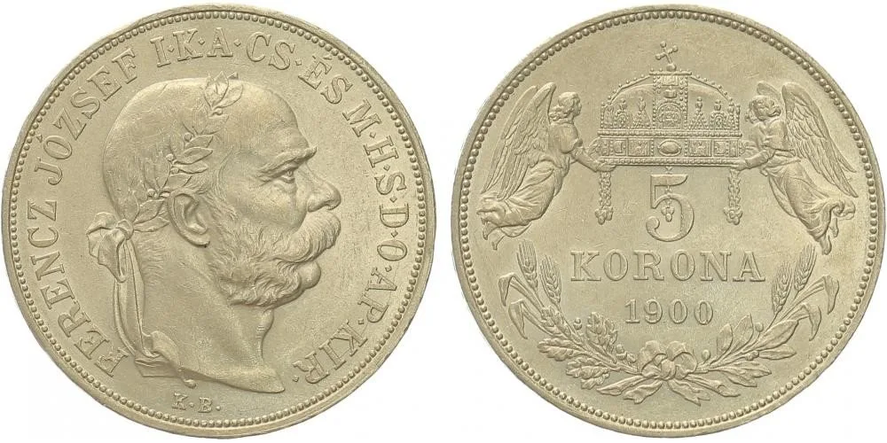 Korunová měna, 1892 - 1918 — 1
