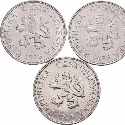 5 Koruna 1925_3 ks