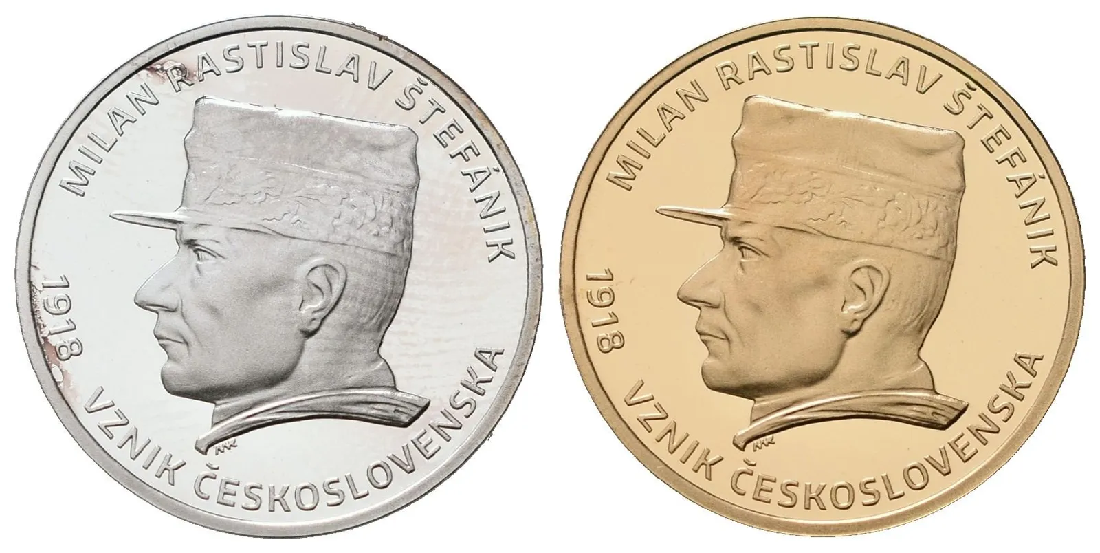 Medaile 2018 - M. R. Štefánik - 100. výročí vzniku ČSR