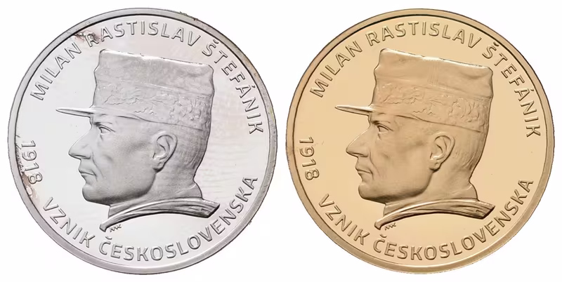 Medaile 2018 - M. R. Štefánik - 100. výročí vzniku ČSR