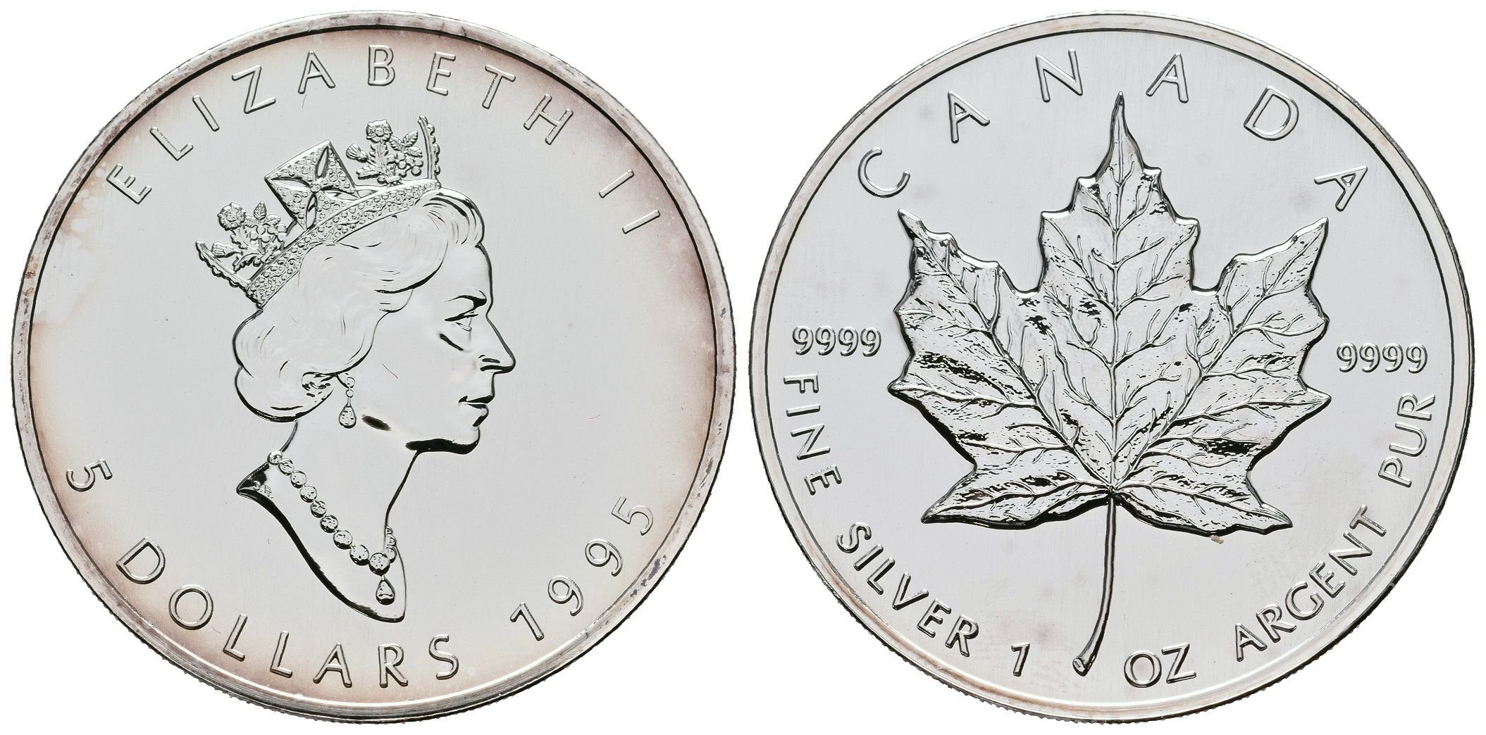 Kanada, 5 Dollars 1995 - Maple Leaf