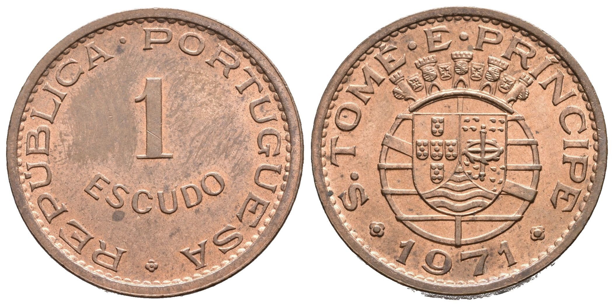 São Tomé e Príncipe, 1 Escudo 1971
