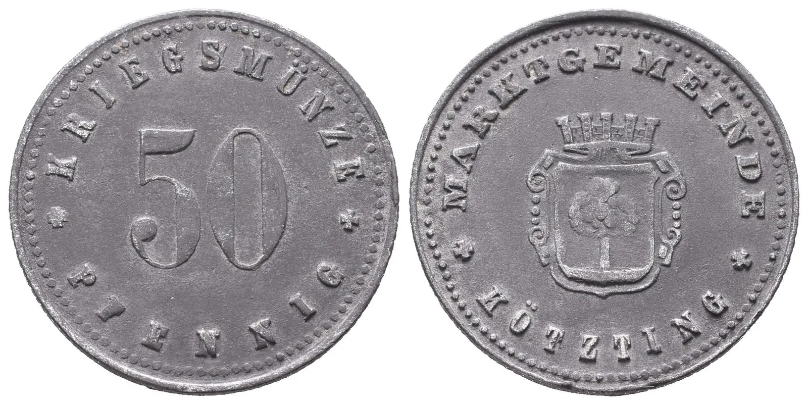 Nouzové ražby, 50 Pfennig - Kötzing