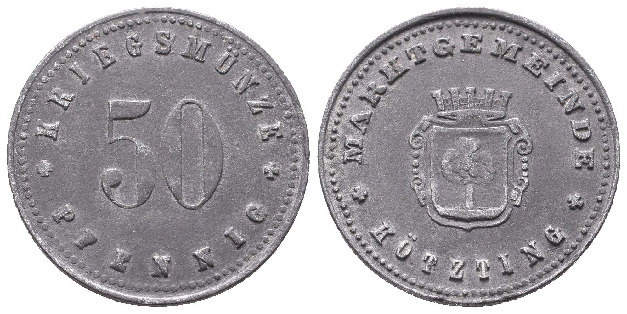 Nouzové ražby, 50 Pfennig - Kötzing