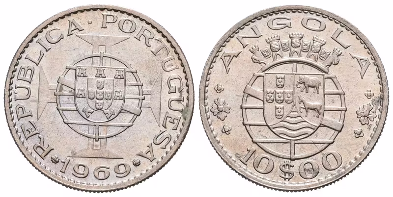 Portugalská Angola, 10 Escudo 1969
