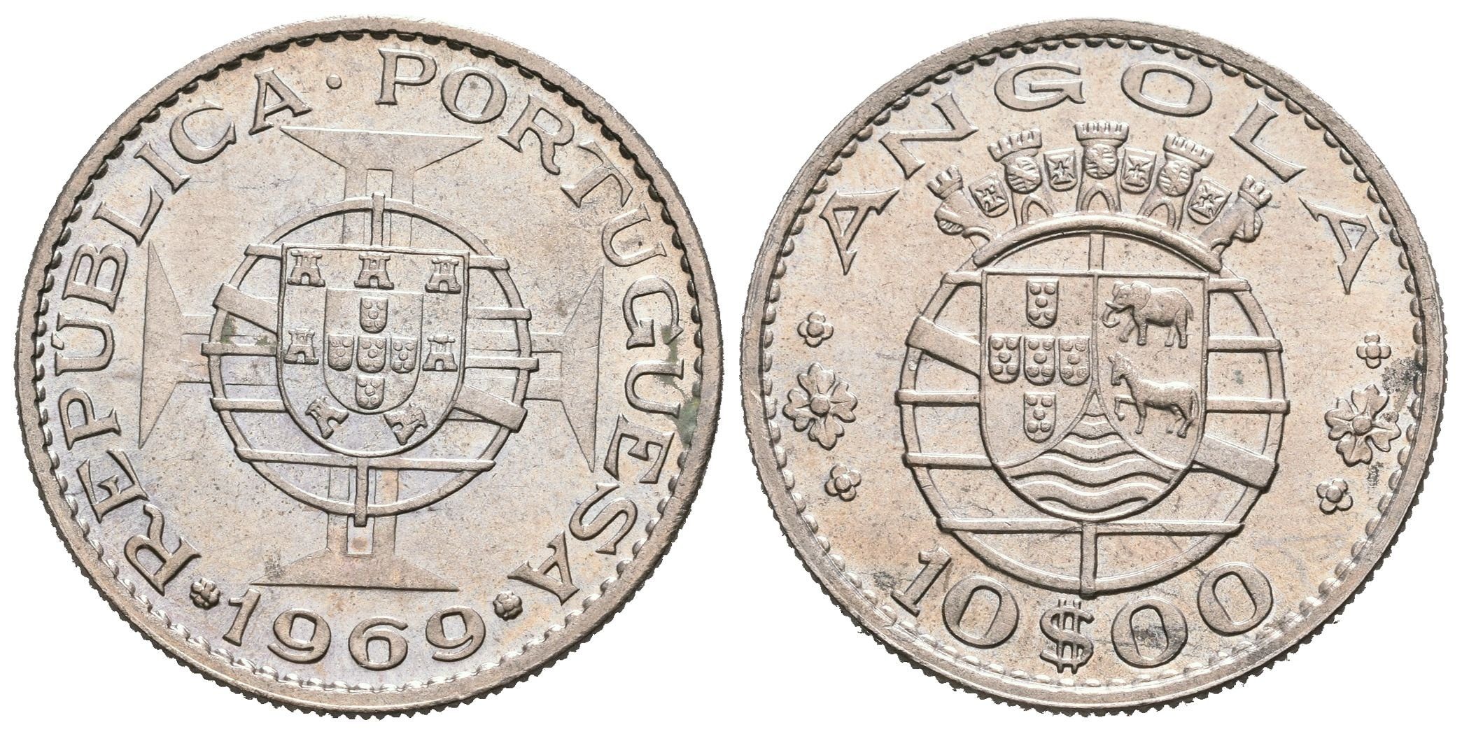 Portugalská Angola, 10 Escudo 1969