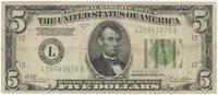 USA, 5 Dollars 1928B, Pick.420b