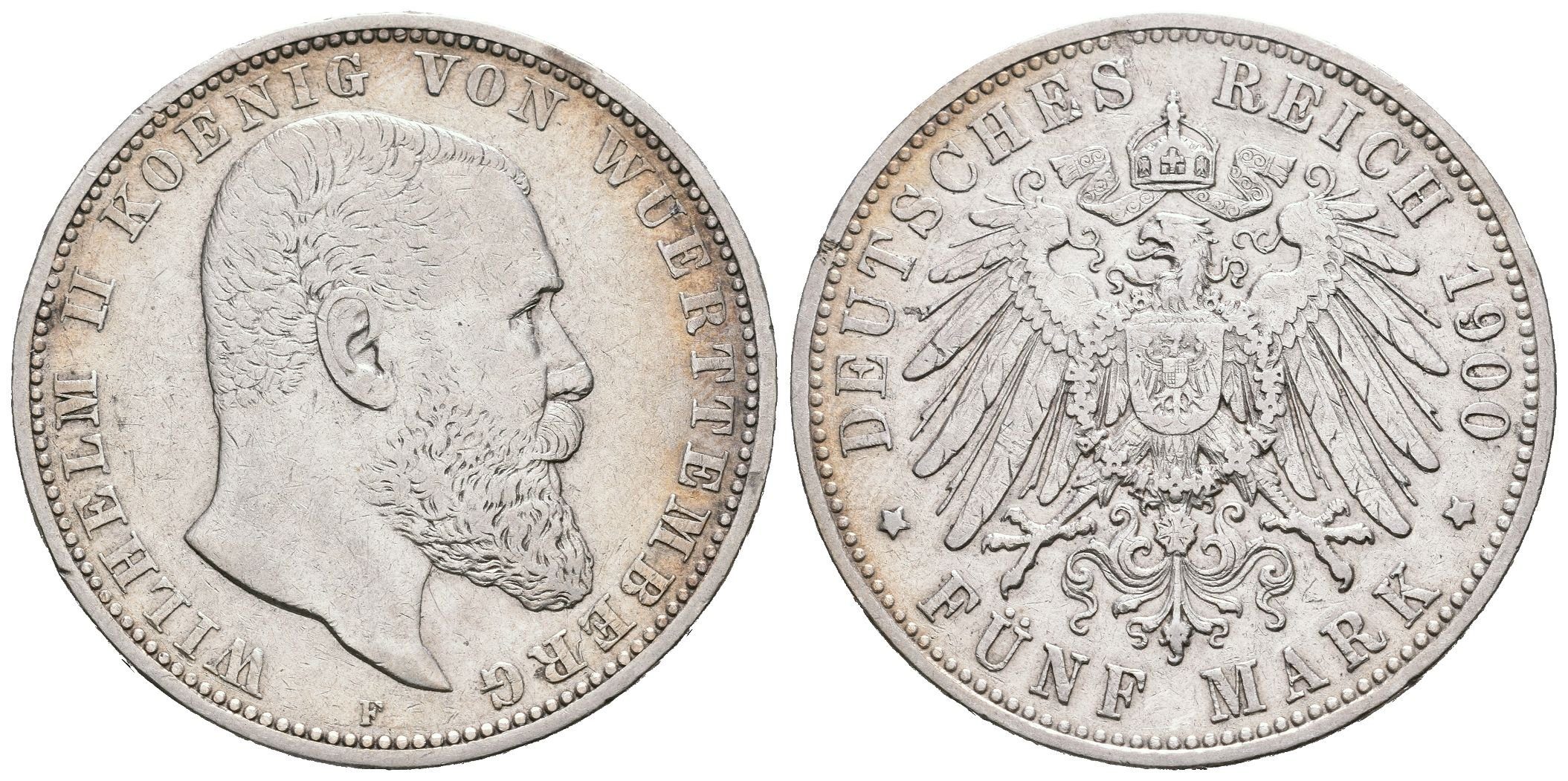 Württembersko, 5 Marka 1900