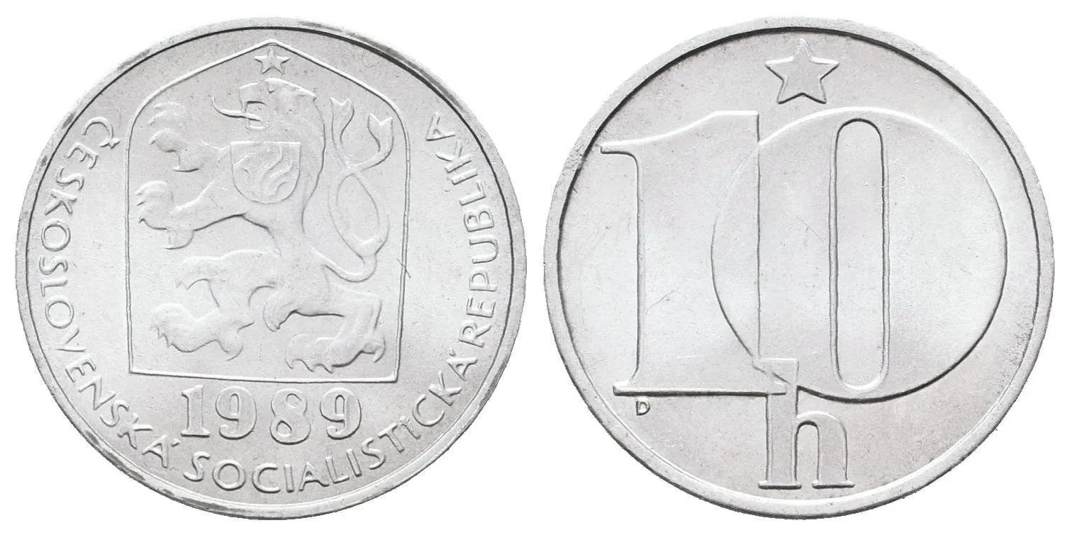 10 Haléř 1989