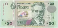 Uruguay, 20 Pesos Uruguayos 2008, P.86a