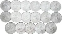 10 Haléř 1974-1990 lot