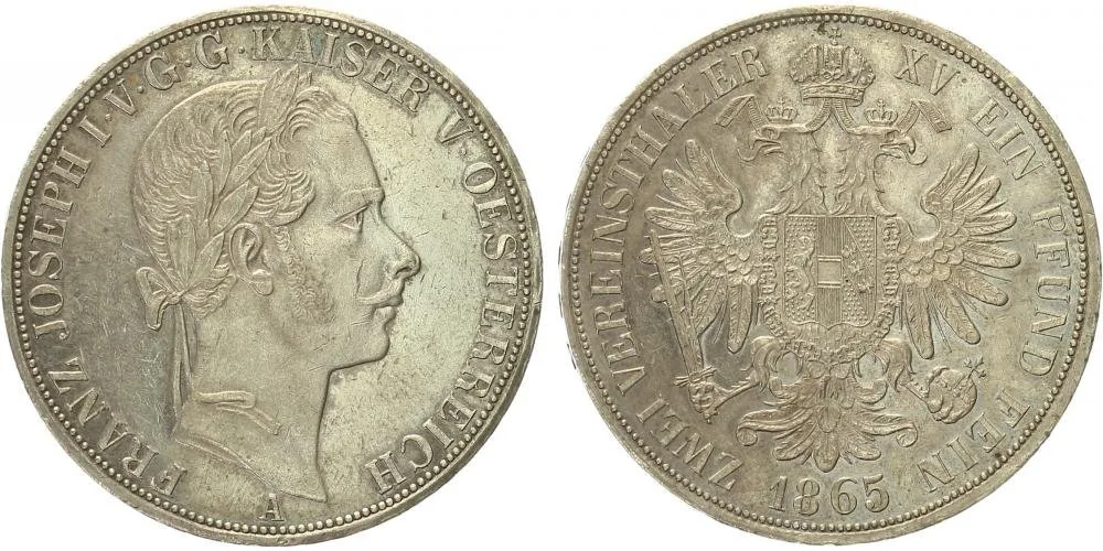 Rakouská a spolková měna, 1857 - 1892 — 1