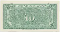 10 Koruna b.d. (1945), perforace 3 m.d., Hej.71a1.S1 - fotografie 2