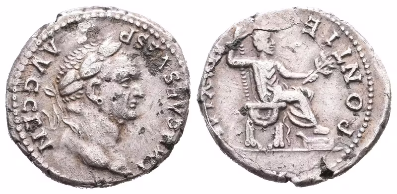 Vespasian, denár (suberát), RIC 546