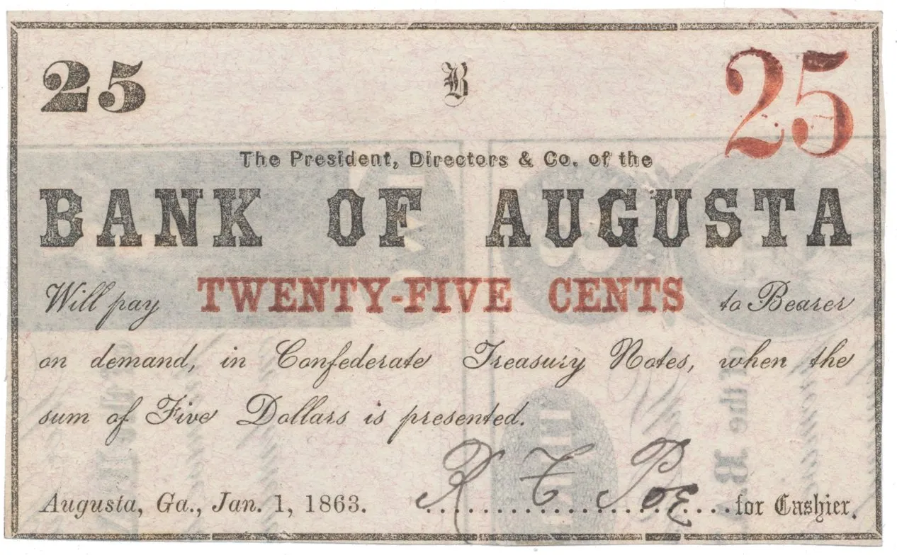 USA - Georgia, 25 Cent 1863