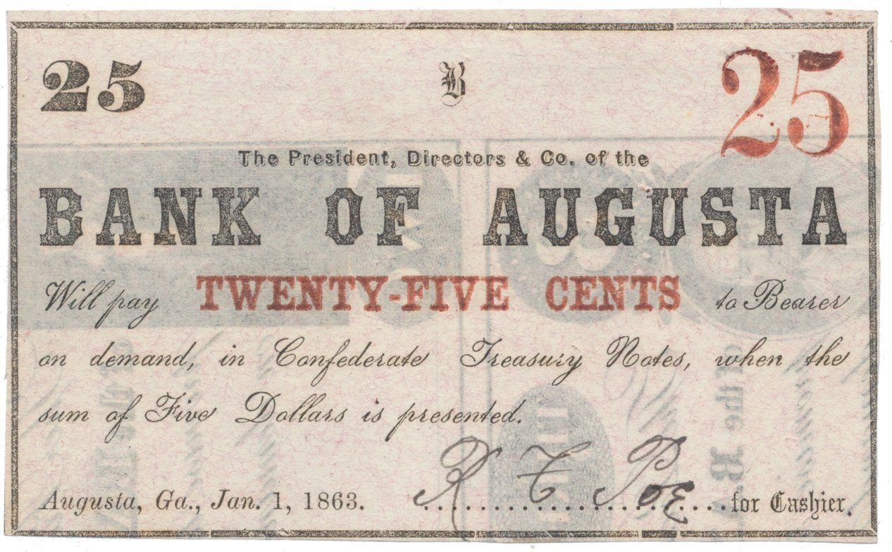 USA - Georgia, 25 Cent 1863