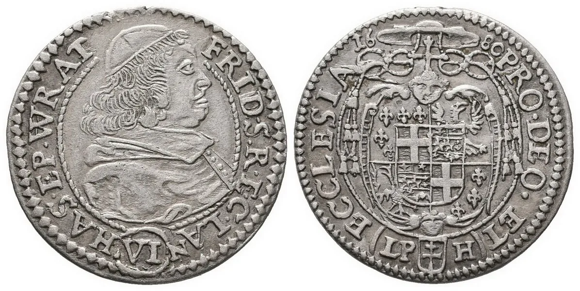 Vratislav - biskupství, Friedrich von Hessen-Darmstadt, 1671 - 1682 — 1