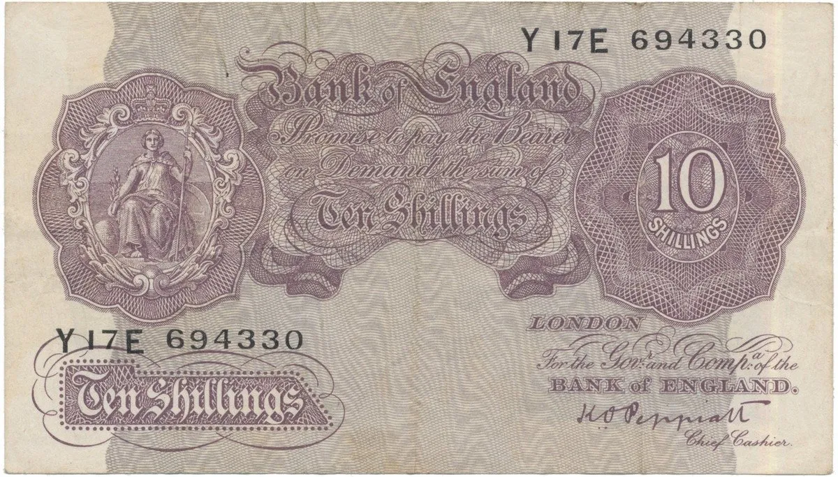 Velká Británie, 10 Shillings (1940~1948), P.366