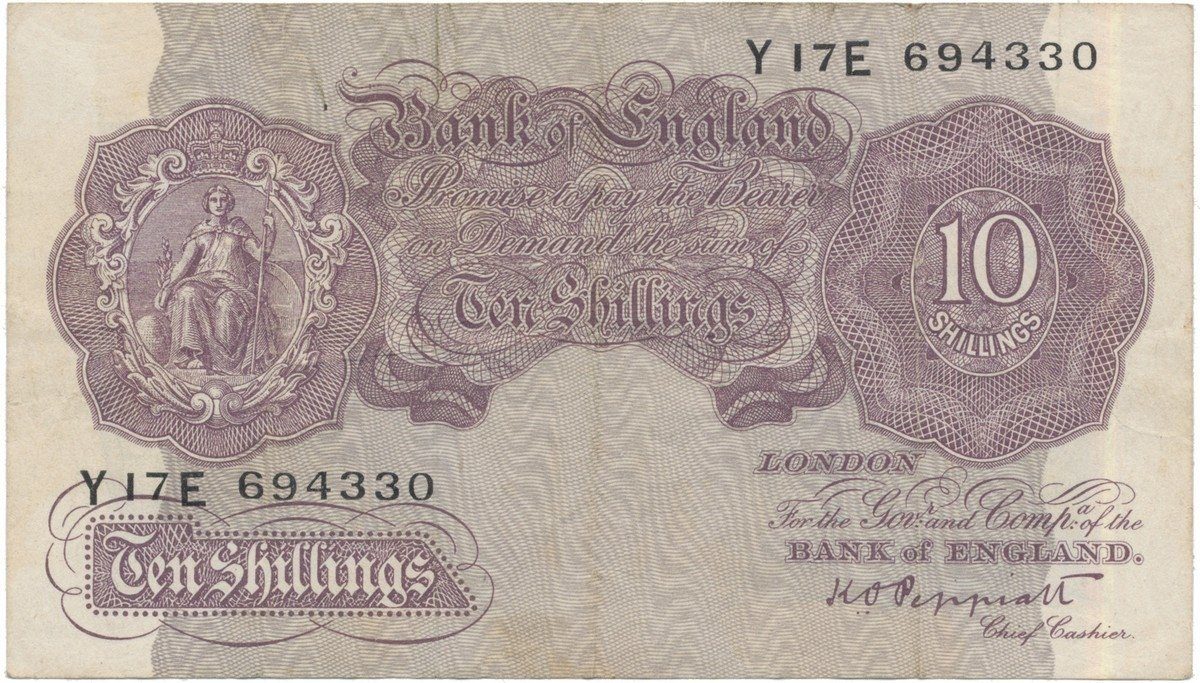 Velká Británie, 10 Shillings (1940~1948), P.366