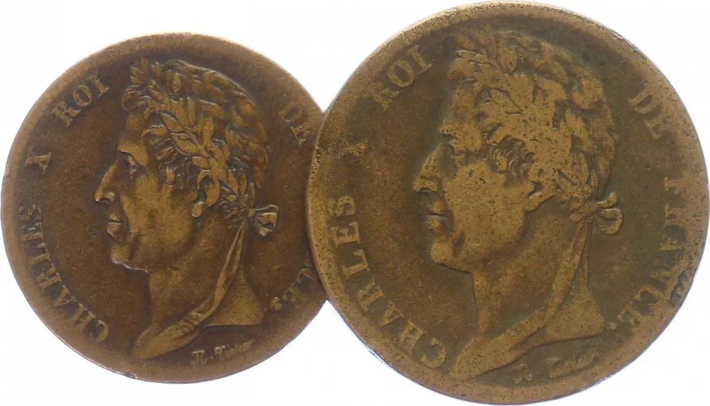 Francie, Charles X., 1824 - 1830 — 1