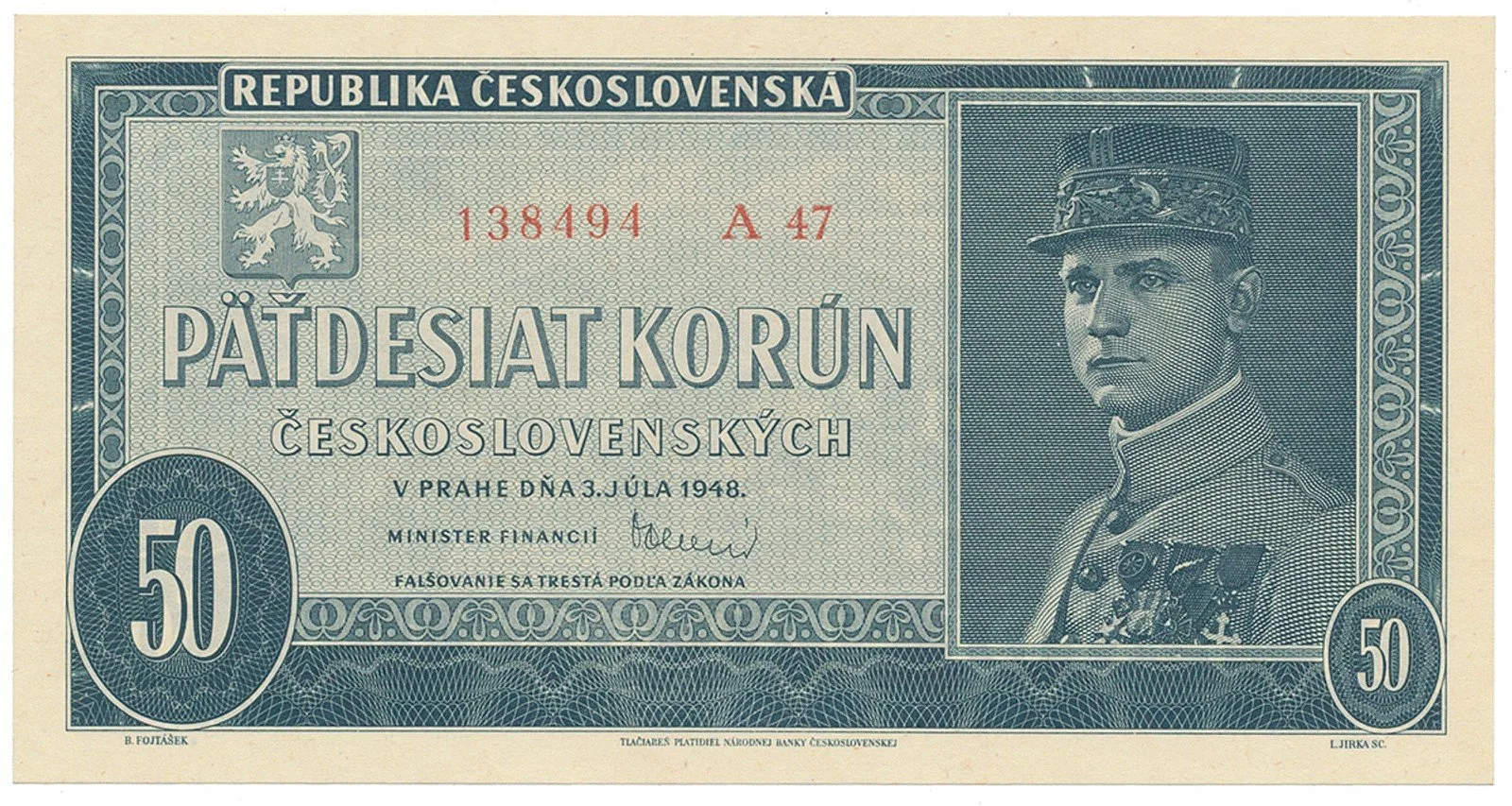 Československo, 1945 - 1953 — 1