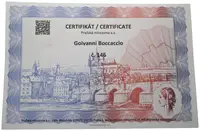 AR Medaile b.l. (2013) - Giovanni Boccaccio - 700. výročí narození - fotografie 2