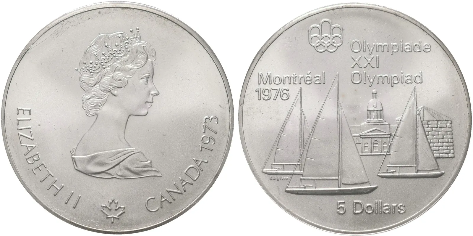 Kanada, 5 Dollar 1976 - XXI. Olympijské hry
